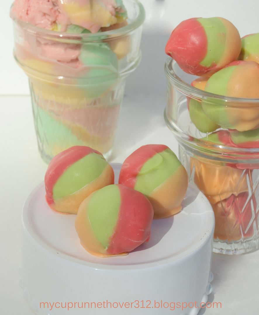 ice cream oreo rainbow sherbet